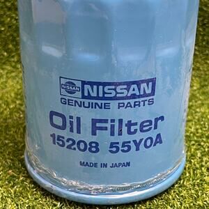 Genuine Nissan Parts Oil Filter with part number 15208-55Y0A Sealed